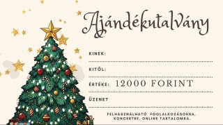 Ajándékutalvány 12 000 Forint értékben